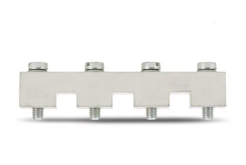 883-1244 - Jumper; 4-way; unplated; silver-colored