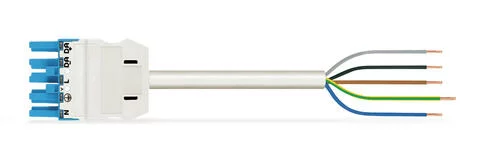 771-9385/167-302 - pre-assembled connecting cable; Cca; Socket/open-ended; 5-pole; Cod. I; H05Z1Z1-F 5G 2.5 mm²; 3 m; 2,50 mm² 771-9385/167-302 - pre-assembled connecting cable; Cca; Socket/open-ended; 5-pole; Cod. I; H05Z1Z1-F 5G 2.5 mm²; 3 m; 2,50 mm²