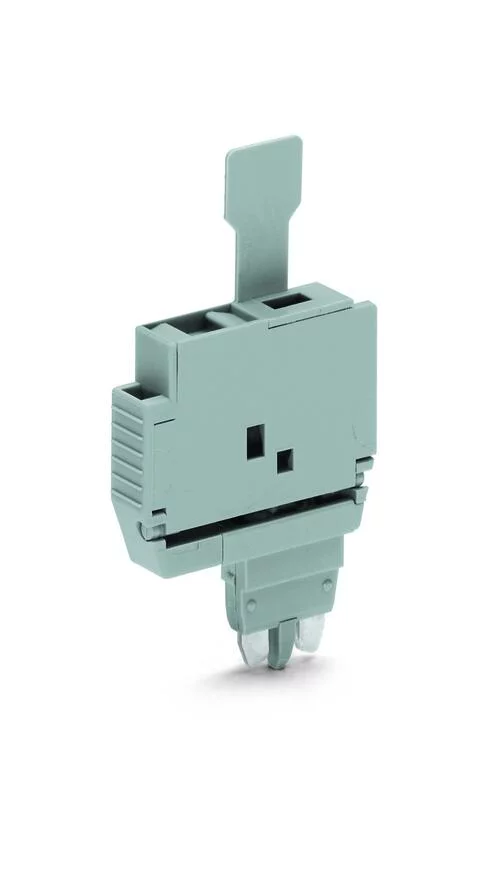 2004-911 - Fuse plug with pull-tab; for miniature metric fuses 5 x 20 mm and 5 x 25 mm; 6 mm wide