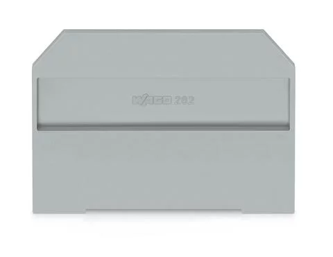 282-311 - End and intermediate plate; 4 mm thick; gray