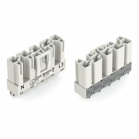 770-835 - Plug for PCBs; straight; 5-pole; Cod. A; white