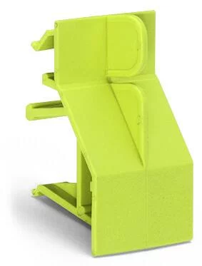 285-169 - Finger guard; touchproof cover protects unused conductor entries and jumper slots; for 95 mm² high-current tbs; yellow