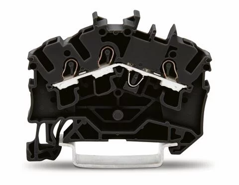 2002-6305 - TOPJOB®S feedthrough terminal block; angled profile; rail mount; 3-conductor; 5.2 mm wide; black 2002-6305 - TOPJOB®S feedthrough terminal block; angled profile; rail mount; 3-conductor; 5.2 mm wide; black