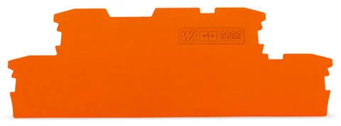 2002-2992 - TOPJOB®S end/intermediate plate; for 2002-29xx series terminal blocks; 1.0 mm wide; orange
