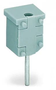 249-139 - Test plug module; without locking device; modular; for 4-conductor terminal blocks; gray