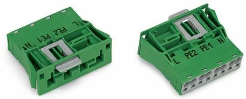 770-2334 - Snap-in plug; 4-pole; Cod. Q; 4,00 mm²; green 770-2334 - Snap-in plug; 4-pole; Cod. Q; 4,00 mm²; green