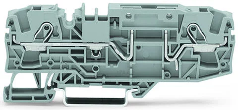 2006-1661 - Carrier terminal block; rail mount; 2-conductor; 7.5 mm; gray 2006-1661 - Carrier terminal block; rail mount; 2-conductor; 7.5 mm; gray