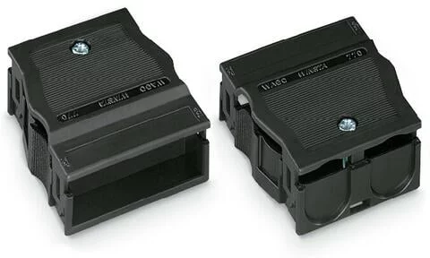 770-504 - Strain relief housing; 4-pole; for 2 cables; 9.0 … 13.0 mm; 55 mm; black 770-504 - Strain relief housing; 4-pole; for 2 cables; 9.0 … 13.0 mm; 55 mm; black