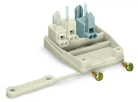 277-128 - Male connector; with strain relief; 5-pole; 1,00 mm²; white