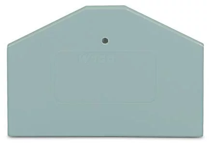 281-312 - End and intermediate plate; 2.5 mm thick; gray
