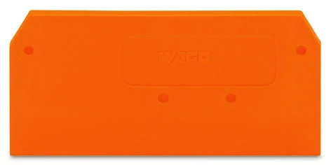 279-328 - End and intermediate plate; 2 mm thick; orange