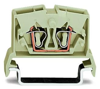 264-125 - 2-conductor miniature through terminal block; 2.5 mm²; with test option; suitable for Ex e II applications; center marking; for DIN-rail 35 x 15 and 35 x 7.5; CAGE CLAMP®; 2,50 mm²; light gray