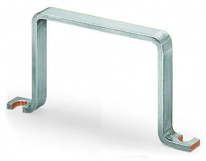 790-190 - U-shaped busbar; 63 mm wide; 60 mm high; Cu 10 mm x 3 mm