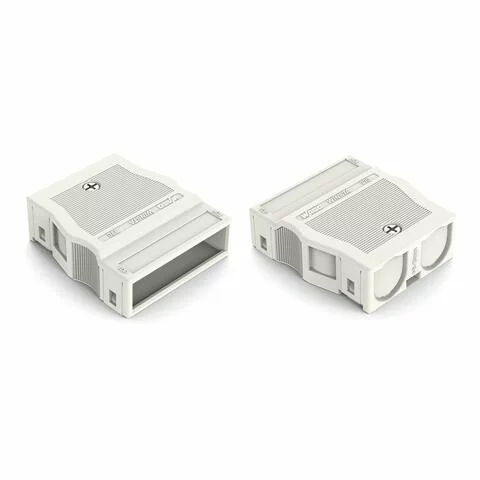 770-514 - Strain relief housing; 4-pole; for 2 cables; 9.0 … 13.0 mm; 55 mm; white
