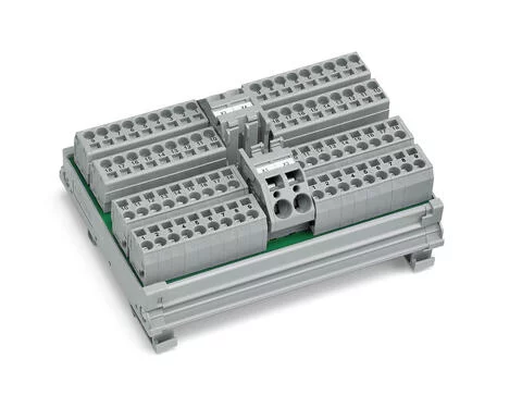 288-837 - Potential distribution module; 4 potentials; with 19 connection points each