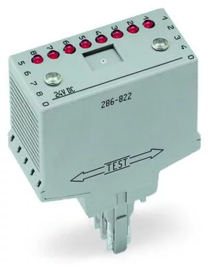 286-822 - Component module with LED; Red LED; with common cathode