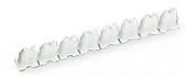 727-197 - Insulation stop; 0.08 - 0.2 mm² s (0.14 mm² f-st); 8 pieces/strip; white