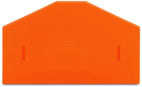 280-318 - Separator plate; 2.5 mm thick; oversized; orange
