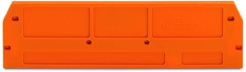 280-373 - End and intermediate plate; 2.5 mm thick; orange
