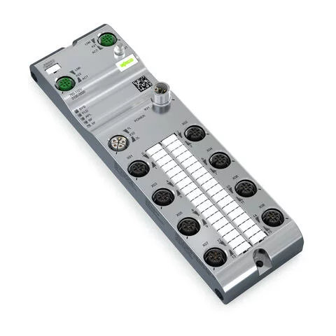 765-1101/100-000 - 16-channel digital input; Profinet; 24 VDC; 8xM12 connection; WideLine