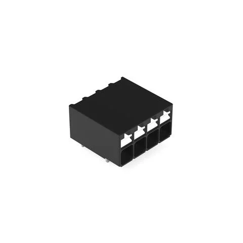 2086-1204 - THR PCB terminal block; push-button; 1.5 mm²; Pin spacing 3.5 mm; 4-pole; Push-in CAGE CLAMP®; 1,50 mm²; black 2086-1204 - THR PCB terminal block; push-button; 1.5 mm²; Pin spacing 3.5 mm; 4-pole; Push-in CAGE CLAMP®; 1,50 mm²; black