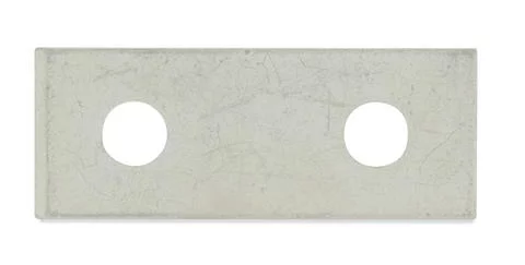 884-1242 - Jumper; for M10 stud bolts; 2-way; unplated; silver-colored