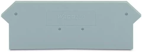 280-316 - End and intermediate plate; 2.5 mm thick; gray