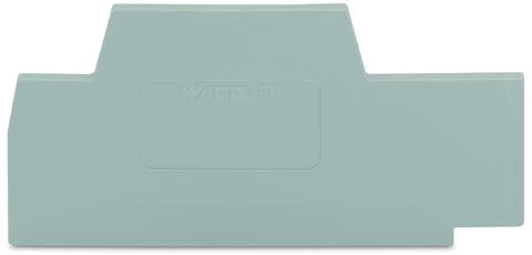 280-342 - End and intermediate plate; 2.5 mm thick; gray