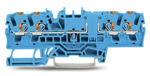 2202-1804 - TOPJOB®S through terminal block with Push-buttons; same profile as 4-conductor disconnect/test terminal blocks; rail mount; 4-conductor; 5.2 mm wide; blue 2202-1804 - TOPJOB®S through terminal block with Push-buttons; same profile as 4-conductor disconnect/test terminal blocks; rail mount; 4-conductor; 5.2 mm wide; blue
