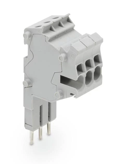 2001-553 - TOPJOB® S connector strip; for 2001 series; for jumper contact slot; 3-pole; gray