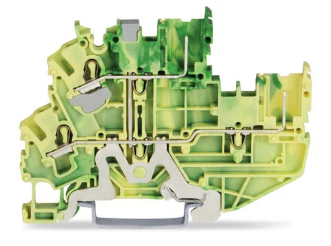 2022-2207/999-953 - 2-conductor/2-pin, double-deck carrier terminal block; 2-conductor/2-pin ground terminal block; 2.5 mm²; PE; suitable for Ex nA applications; internal commoning; for DIN-rail 35 x 15 and 35 x 7.5; Push-in CAGE CLAMP®; 2,50 mm²; green-y 2022-2207/999-953 - 2-conductor/2-pin, double-deck carrier terminal block; 2-conductor/2-pin ground terminal block; 2.5 mm²; PE; suitable for Ex nA applications; internal commoning; for DIN-rail 35 x 15 and 35 x 7.5; Push-in CAGE CLAMP®; 2,50 mm²; green-y