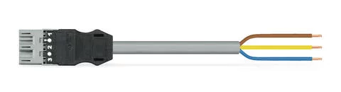 771-9993/206-203 - pre-assembled connecting cable; Eca; Plug/open-ended; 3-pole; Cod. B; (H)05VV-F 3x1,5 mm²; 2 m; 1,50 mm²; gray 771-9993/206-203 - pre-assembled connecting cable; Eca; Plug/open-ended; 3-pole; Cod. B; (H)05VV-F 3x1,5 mm²; 2 m; 1,50 mm²; gray