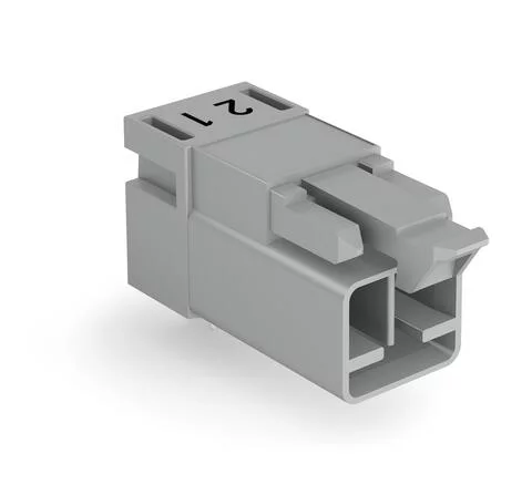 890-852/011-000 - Plug for PCBs; angled; 2-pole; Cod. B; gray 890-852/011-000 - Plug for PCBs; angled; 2-pole; Cod. B; gray