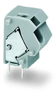 254-863 - Stackable PCB terminal block; 2.5 mm²; Pin spacing 10/10.16 mm; 1-pole; PUSH WIRE®; 2,50 mm²; light gray
