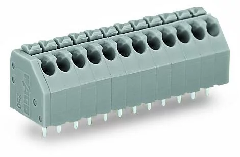 250-120/000-006 - PCB terminal block; push-button; 1.5 mm²; Pin spacing 3.5 mm; 20-pole; Push-in CAGE CLAMP®; 1,50 mm²; blue