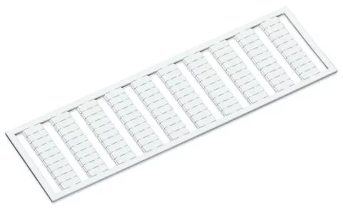 209-744 - WSB marking card; as card; MARKED; R, S, T, U, V, W, X, Y, Z, Mp (10x); not stretchable; Vertical marking; snap-on type; white