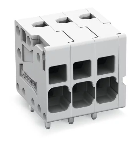 2624-1104/000-004 - PCB terminal block; 4 mm²; Pin spacing 5 mm; 4-pole; Push-in CAGE CLAMP®; 4,00 mm²; black