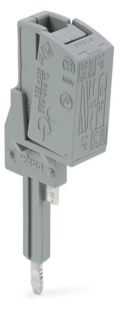 2003-499 - Test plug adapter N/L; for 2003-6641 and 2003-6640 Multilevel Installation Terminal Blocks; for vertical test slot; 2-pole