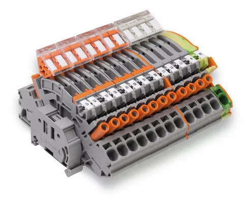 2007-8874 - Compact terminal block; for current and voltage transformers; 6,00 mm²; multicoloured