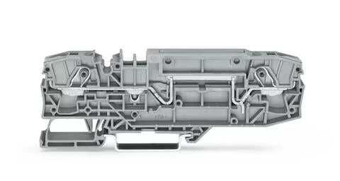 2006-8601 - 2-conductor through terminal block; with test option; same profile as 2-conductor disconnect terminal block