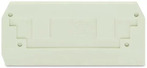 284-330 - End and intermediate plate; 2.5 mm thick; light gray