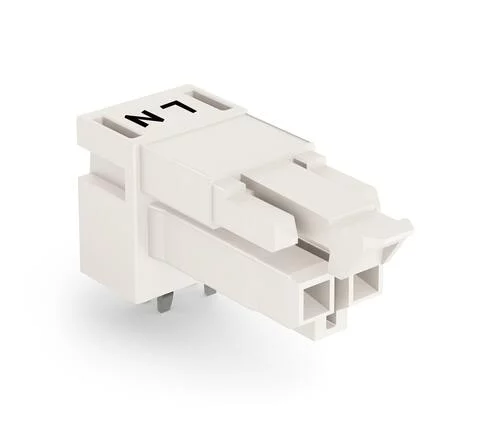890-822/011-000 - Socket for PCBs; angled; 2-pole; Cod. A; white 890-822/011-000 - Socket for PCBs; angled; 2-pole; Cod. A; white
