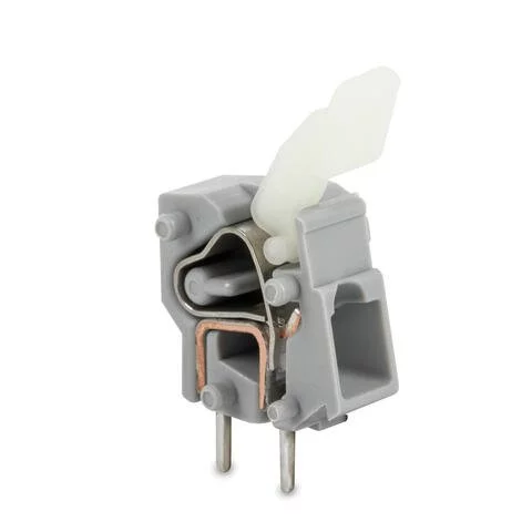 257-744 - Stackable PCB terminal block; push-button; 2.5 mm²; Pin spacing 5/5.08 mm; 1-pole; CAGE CLAMP®; commoning option; 2,50 mm²; blue