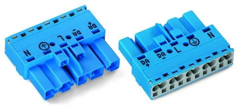 770-1115 - Plug; 5-pole; 4,00 mm²; blue