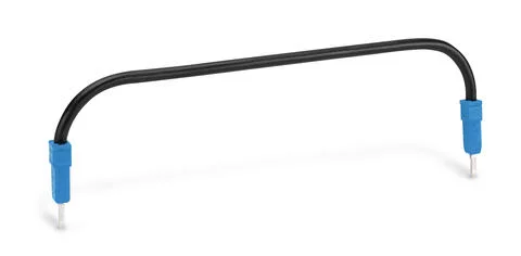 2009-414/000-006 - Push-in type wire jumper; insulated; 110 mm long; black