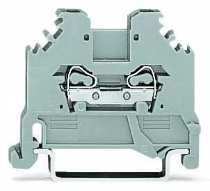 279-104 - 2-conductor through terminal block; 1.5 mm²; suitable for Ex i applications; lateral marker slots; for DIN-rail 35 x 15 and 35 x 7.5; CAGE CLAMP®; 1,50 mm²; blue