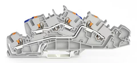 2205-7649 - Multilevel installation terminal block; with push-button; 4 mm²; N/L; Push-in CAGE CLAMP®; 4,00 mm²; gray 2205-7649 - Multilevel installation terminal block; with push-button; 4 mm²; N/L; Push-in CAGE CLAMP®; 4,00 mm²; gray