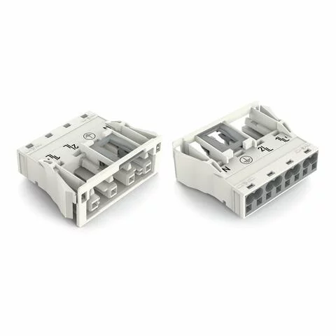 770-724 - WINSTA® through-panel socket (female); snap-in; N/G/L2/L1 marking; 4-pole; white 770-724 - WINSTA® through-panel socket (female); snap-in; N/G/L2/L1 marking; 4-pole; white