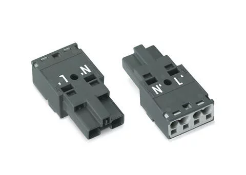 770-1172 - Plug; 2-pole; 4,00 mm²; dark gray