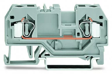 281-903 - 2-conductor through terminal block; 4 mm²; center marking; for DIN-rail 35 x 15 and 35 x 7.5; CAGE CLAMP®; 4,00 mm²; red